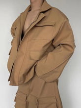 Men's Utility Oversized Canvas Jacket